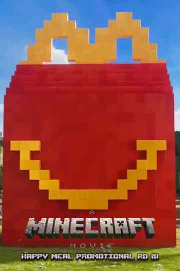 McDonald's x Minecraft Happy Meal Promotional AD #1 Poster