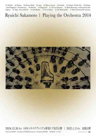 Ryuichi Sakamoto | Playing the Orchestra 2014 Poster