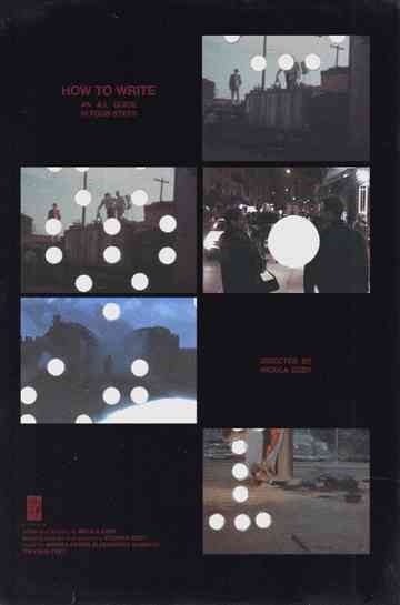 HOW TO WRITE, an AI guide in four steps Poster