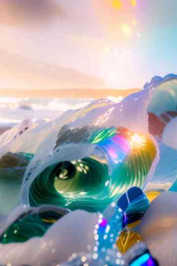 Cyberdelia Waves Poster