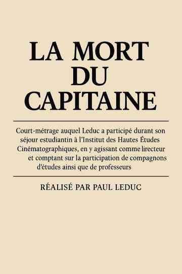 La mort du capitaine Poster