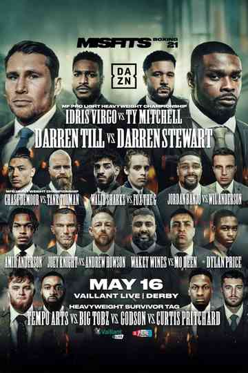 Darren Till vs. Darren Stewart Poster