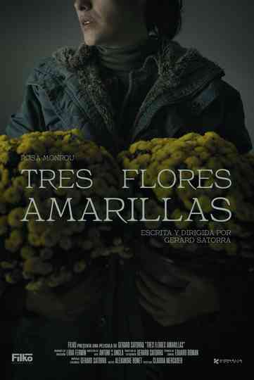 Tres flores amarillas Poster