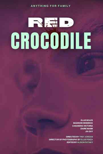 Red Crocodile Poster