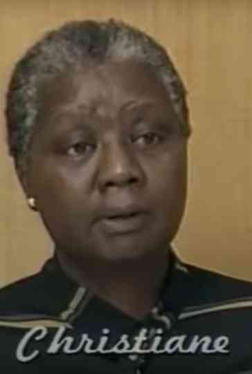 Portrait of Christiane Diop Poster