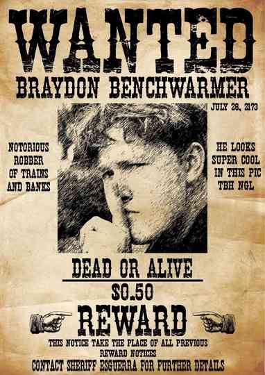 BRAYDON BENCHWARMER Poster