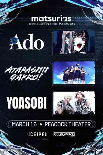 Matsuri '25: Japan Music Experience LOS ANGELES Poster