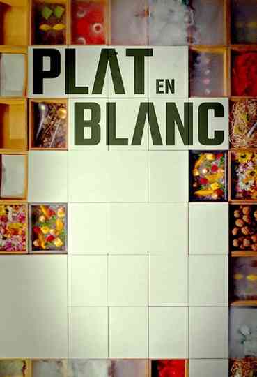 Plat en blanc Poster