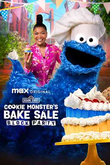 Cookie Monster's Bake Sale: Block Party Poster
