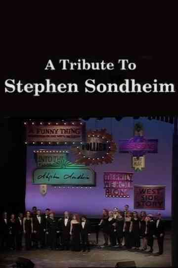 A Tribute to Stephen Sondheim Poster