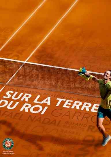 Rafael Nadal sur la Terre du Roi Poster