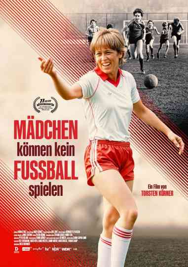 Mädchen können kein Fußball spielen Poster