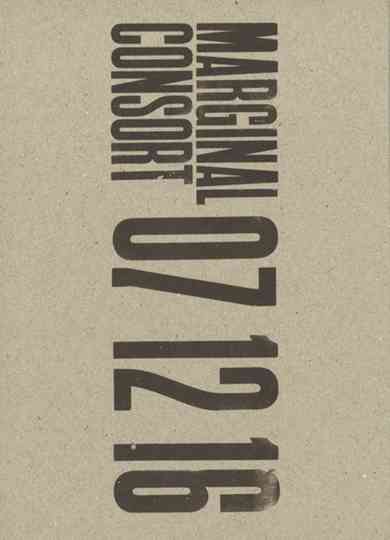 Marginal Consort – 07 12 16 Poster