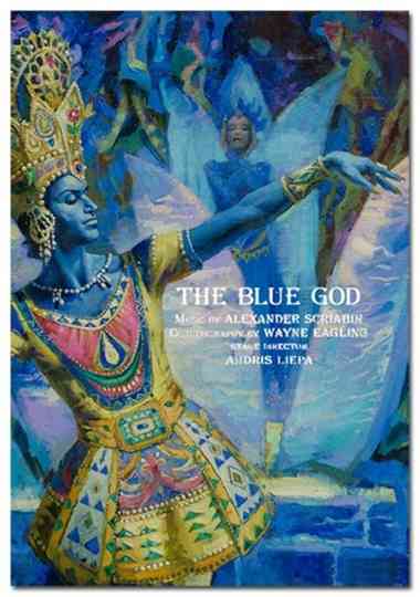 The Blue God Poster