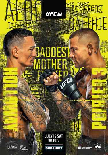UFC 318: Holloway vs. Poirier 3 Poster