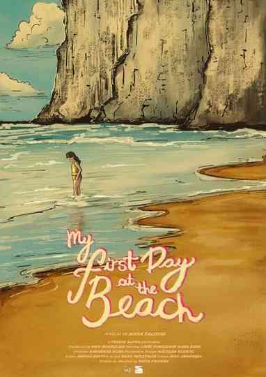 My First Day at the Beach Poster