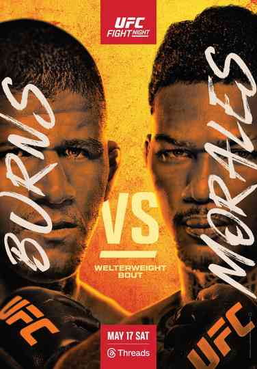 UFC Fight Night 256: Burns vs. Morales Poster