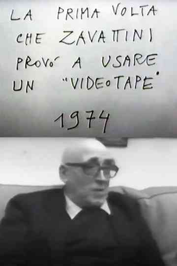 La prima volta che Zavattini provò ad usare un videotape Poster
