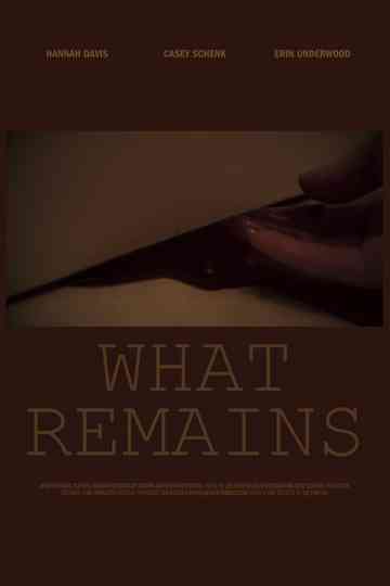 What Remains Poster