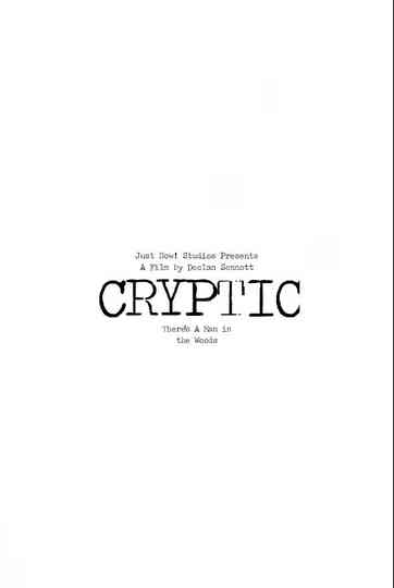 Declan Sennott’s CRYPTIC Poster