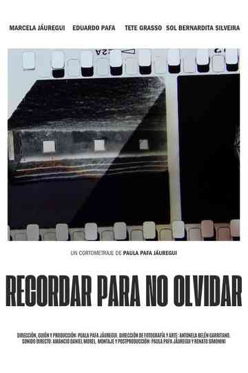 Remembering So We Don't Forget Poster