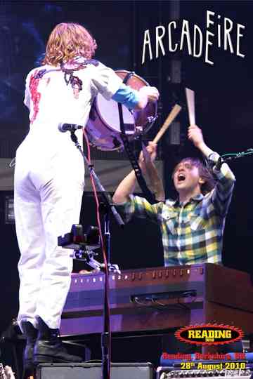 Arcade Fire Live at Reading Festival 2010 Poster