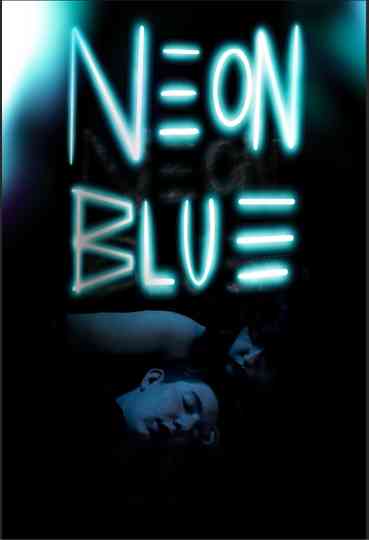 Neon Blue Poster