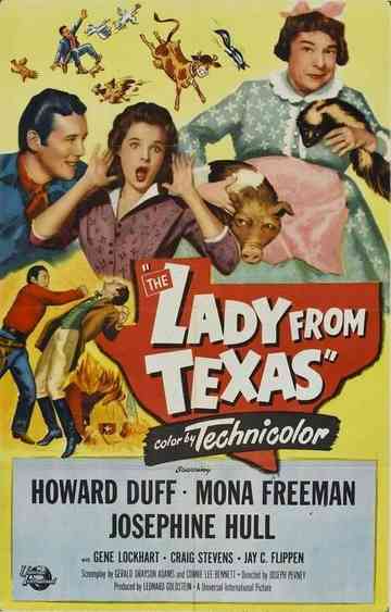The Lady from Texas Poster