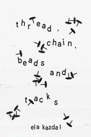 thread, chain, beads, and tacks Poster