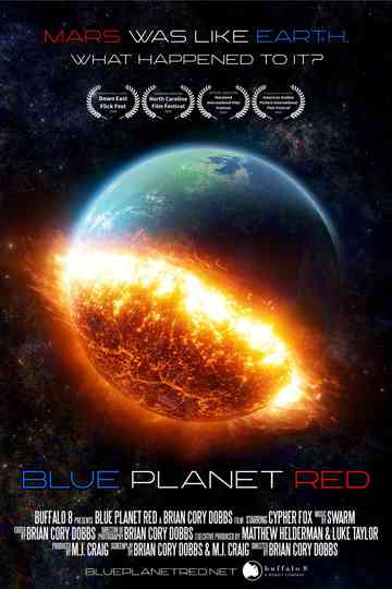 Blue Planet Red Poster