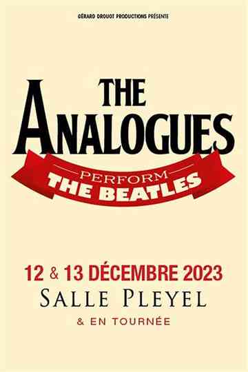 Hommage to the Beatles The Analogues at Paris' Salle Pleyel Poster