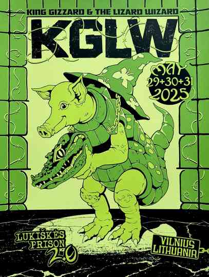 King Gizzard & The Lizard Wizard - Live in Vilnius ’25 (Night 3) Poster