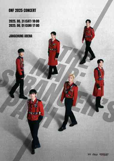 2025 ONF CONCERT [THE MAP:STRANGER’S PATH] Poster