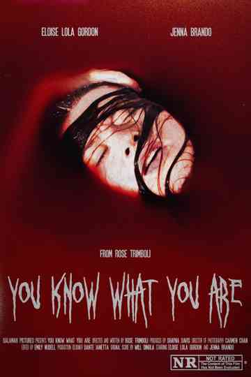 You Know What You Are Poster