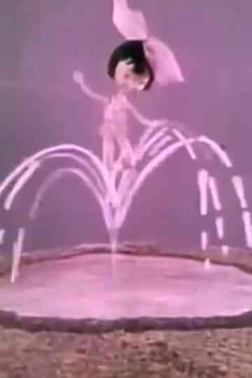 A Little Girl and a Fountain Poster