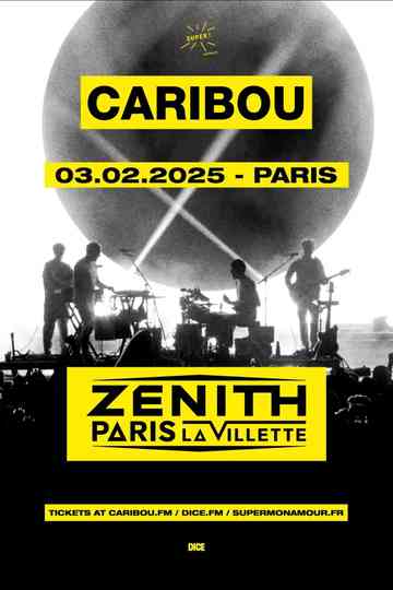Caribou - Zénith Paris - La Villette - ARTE Concert Poster