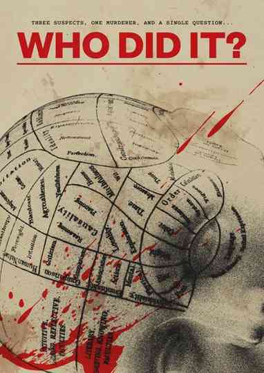 Who did it? Poster