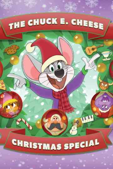 A Chuck E. Cheese Christmas Poster