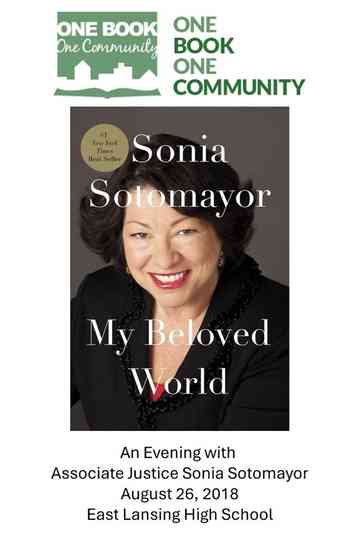 My Beloved World - An Evening with Associate Justice Sonia Sotomayor Poster