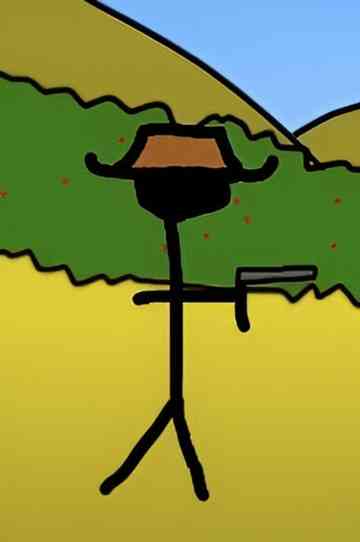 Cowboy vs Alien Poster