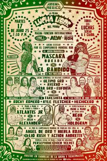 CMLL Martes Populares - CMLL vs. AEW/ROH Poster