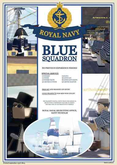Blue Squadron Poster