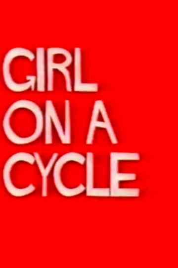 Girl on a Cycle Poster