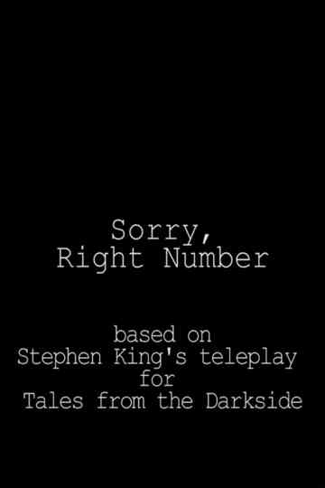 Sorry, Right Number Poster