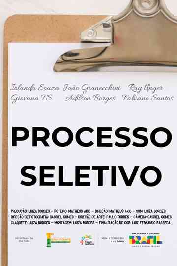 Processo Seletivo Poster