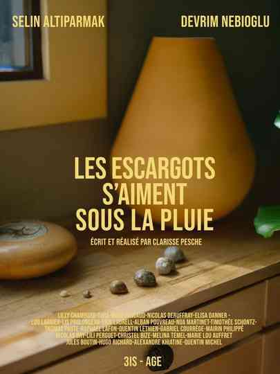 Les escargots s'aiment sous la pluie Poster