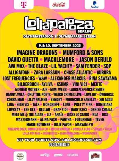 Imagine Dragons Lollapalooza Berlin