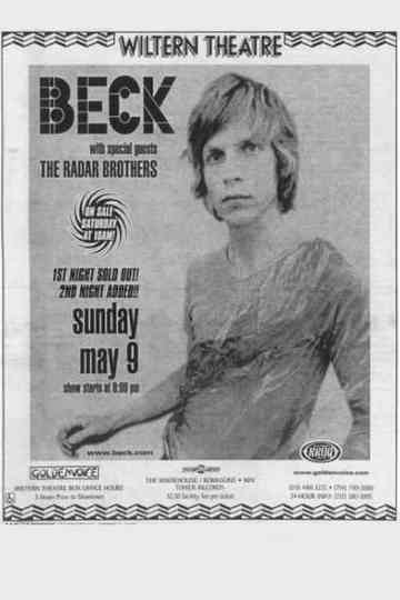 Beck: the Wiltern Theater, Los Angeles Poster