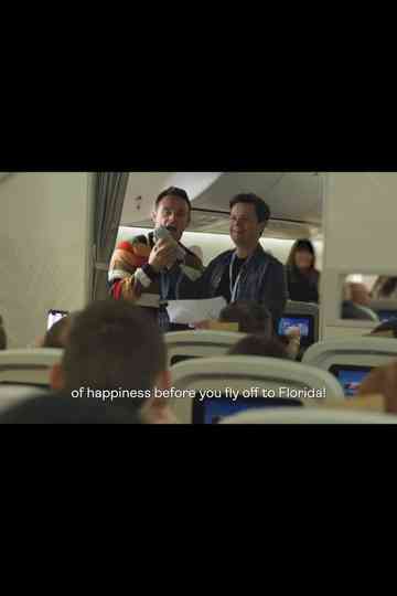 On board a flight to Florida with Happiness Ambassador, Ant & Dec Poster