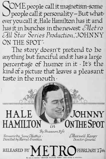 Johnny-on-the-Spot Poster